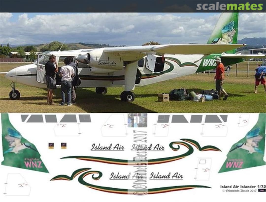 Boxart Islander - Island Air OMD0487 Oldmodels Decals