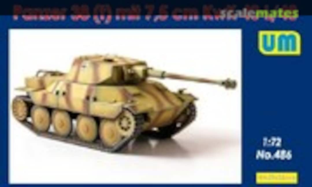 1:72 Panzer 38(t) with 7,5 cm KwK 40 L/48 (UM  486)