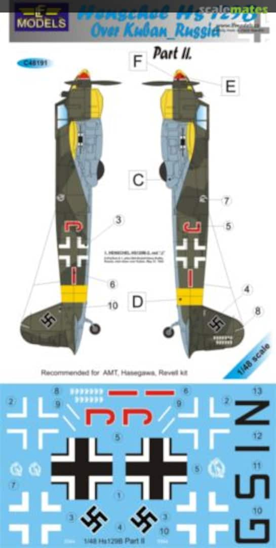 Boxart Henschel Hs 129B C48191 LF Models