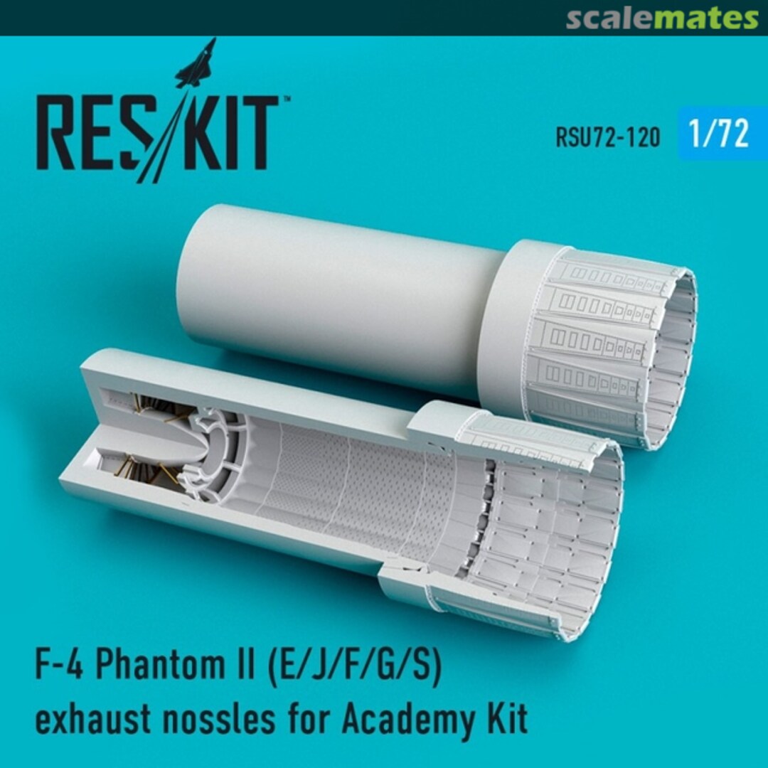 Boxart F-4E/J/F/G/S Phantom II - exhaust nozzles RSU72-0120 ResKit