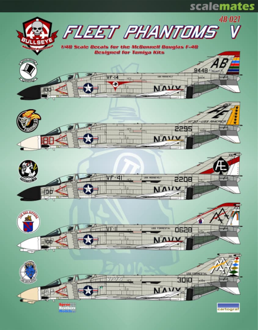 Boxart Fleet Phantoms V 48-021 Bullseye