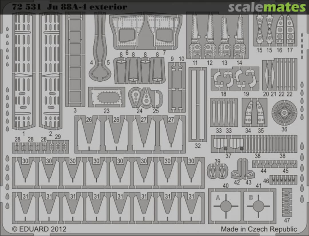 Boxart Ju 88A-4 exterior 72531 Eduard