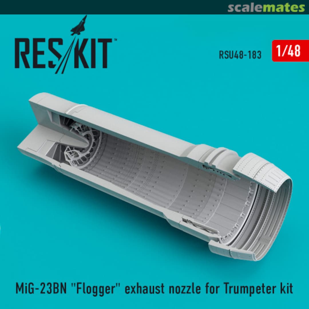 Boxart MiG-23BN "Flogger" exhaust nozzle for Trumpeter kit RSU48-0183 ResKit