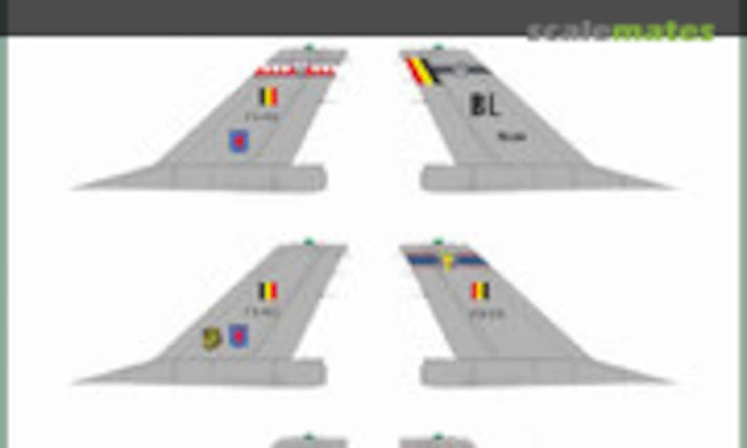 1:48 Belgian F-16 Squadrons Generic Set (ModelMaker D48175)