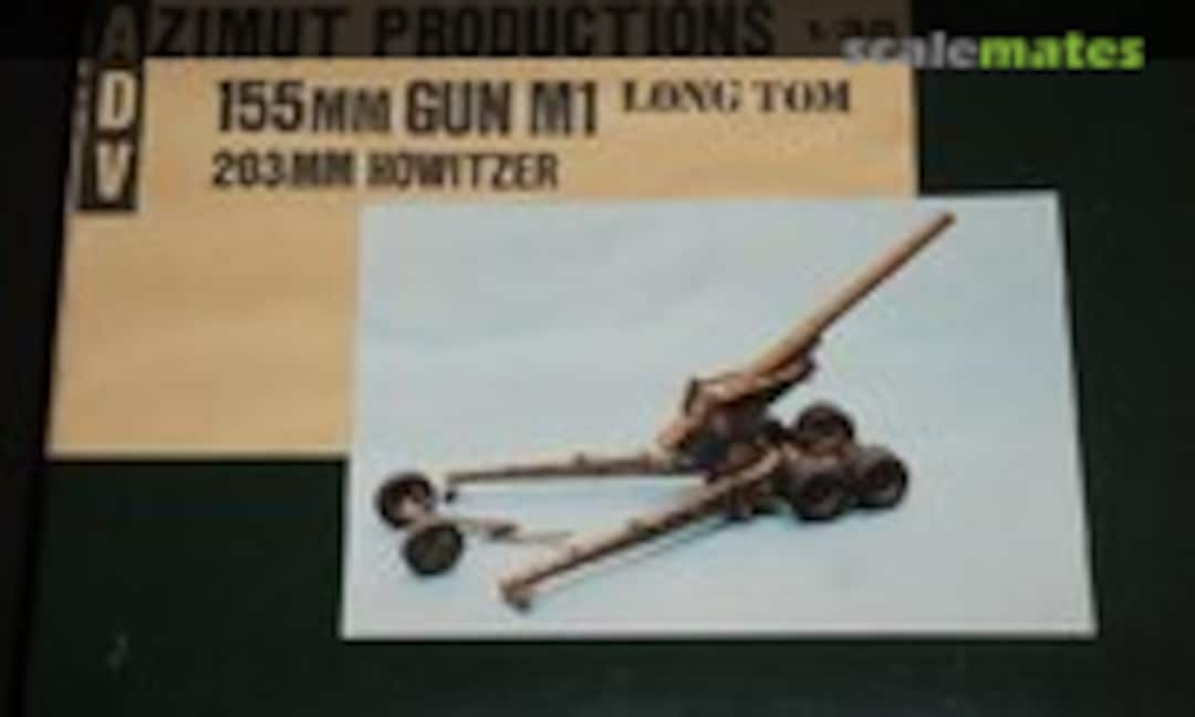 1:35 155mm Gun M1 Long Tom 203mm Howitzer (ADV Azimut 35037)