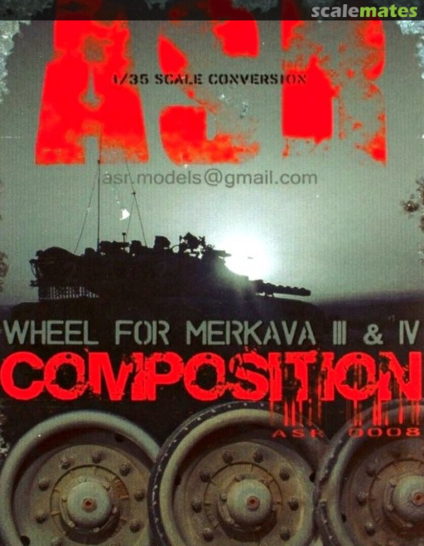 Boxart Wheel for Merkava III/IV composition ASR 0008 ASR sculpture