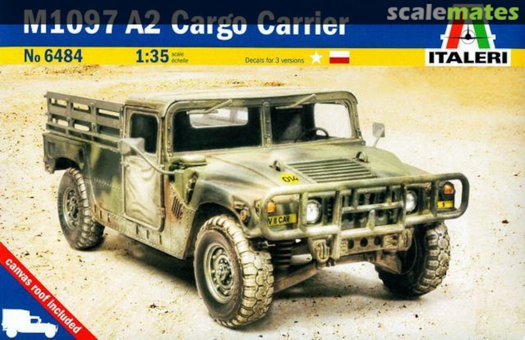 Boxart M1097 A2 Cargo carrier 6484 Italeri