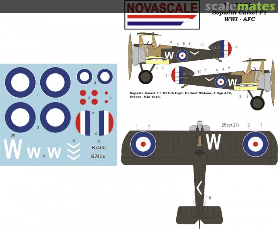 Boxart Sopwith Camel F1 N-48071a Novascale