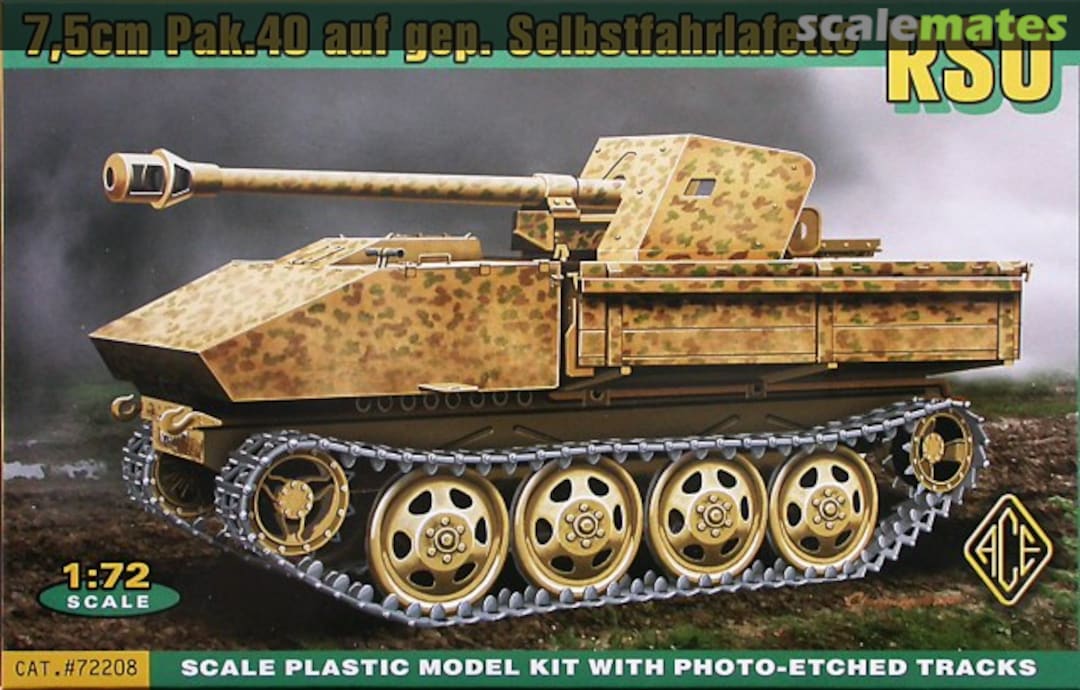 Boxart 7,5cm Pak 40 auf gep. Selbstfahrlafette RSO 72208 ACE