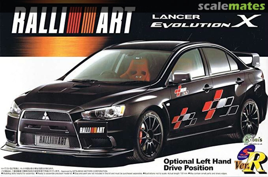 Boxart Mitsubishi Lancer Evo X "Ralliart Version" 047842 Aoshima