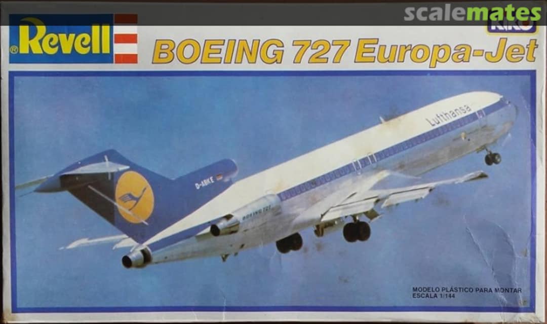 Boxart Boeing 727 Europa-Jet H-4201 Revell/Kiko