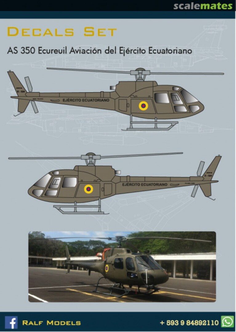 Boxart AS350 Ecureuil RM 023 Ralf Models