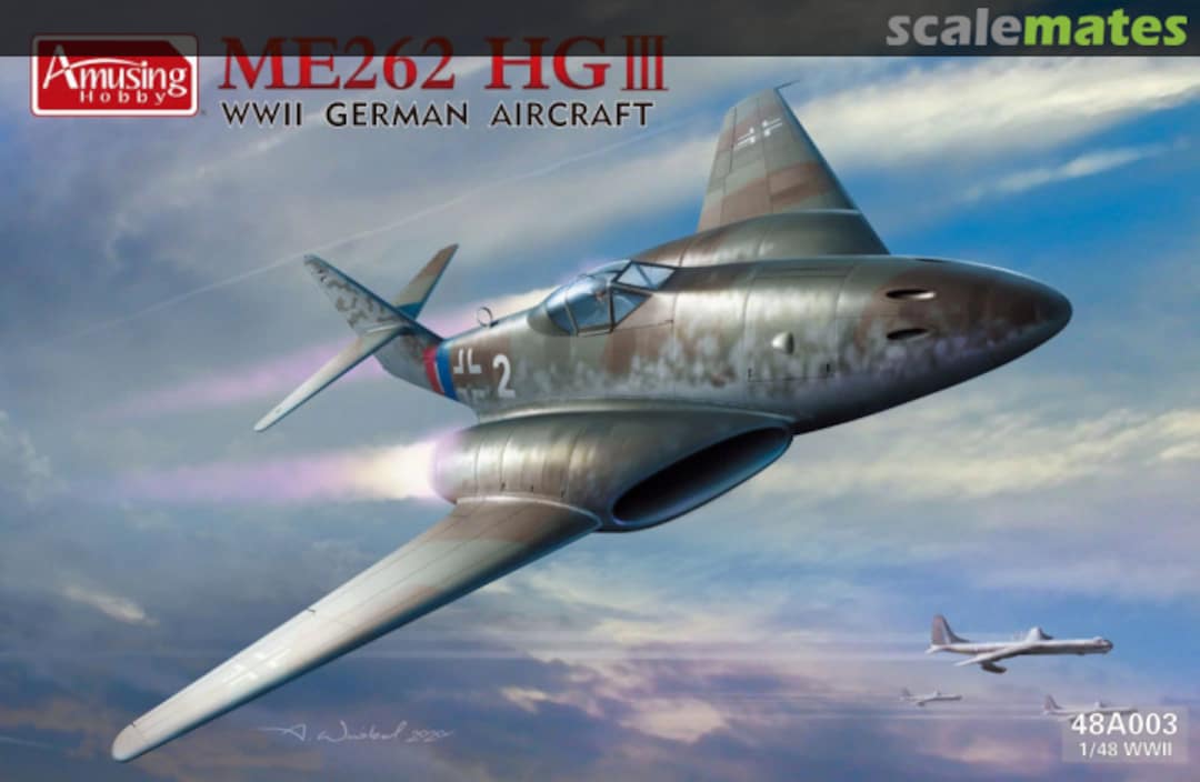 Boxart Me262 HG III 48A003 Amusing Hobby