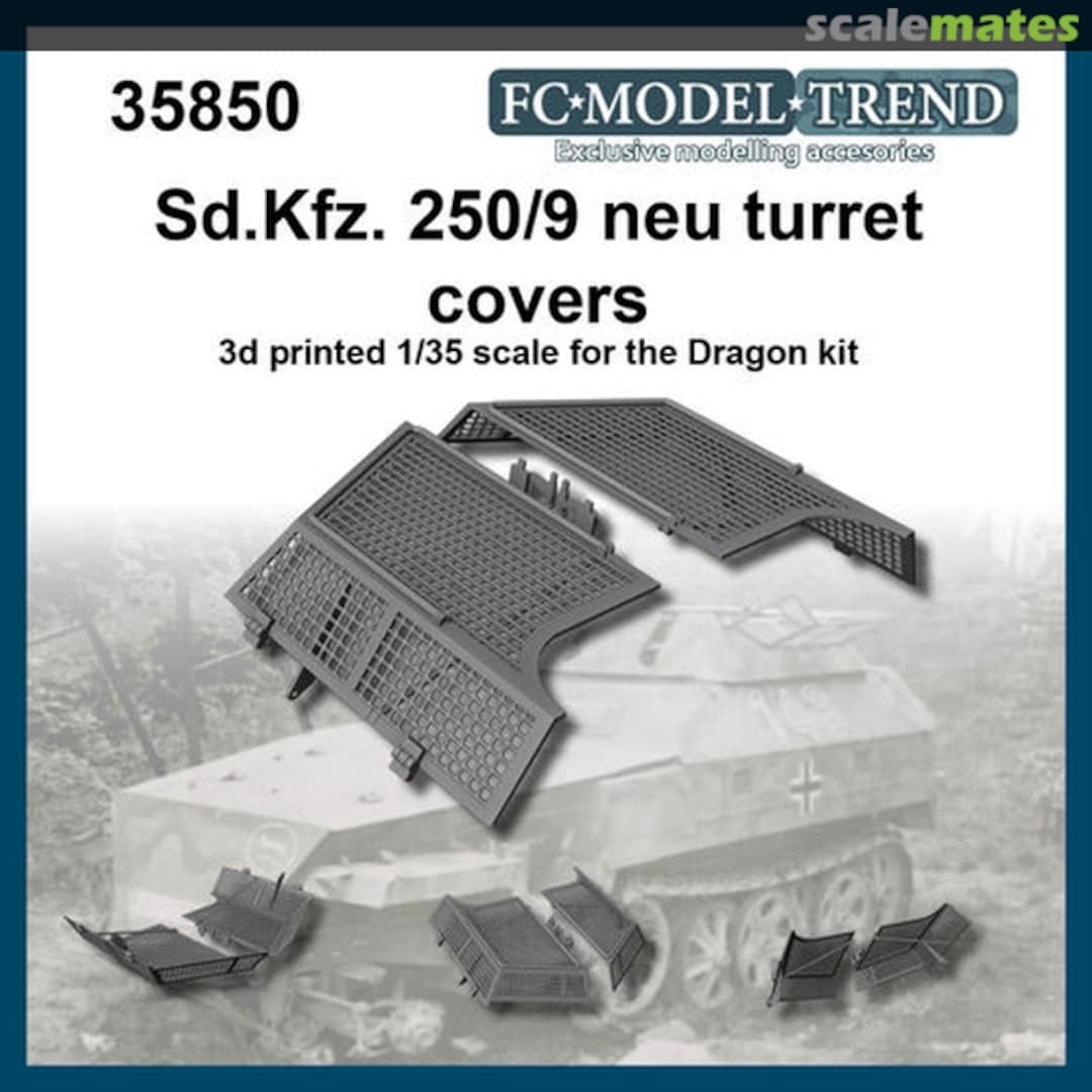 Boxart Sd.Kfz. 250/9 Neu Turret Covers 35850 FC Model Trend