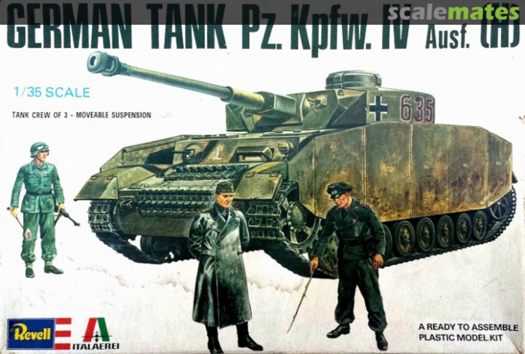 Boxart Pz. Kpfw. IV Ausf. (H) H-2111 Revell/Italaerei