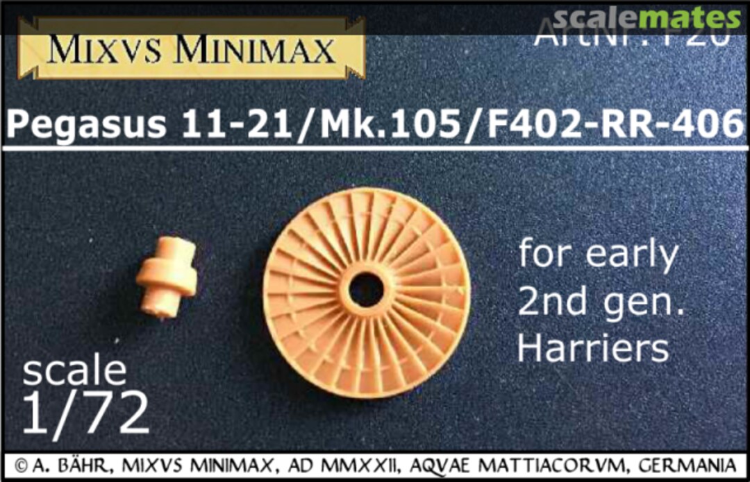 Boxart Fan Pegasus 11-21/ Mk.105 F20 Mixvs Minimax