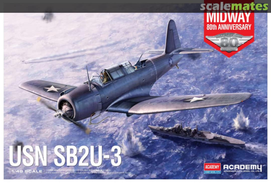 Boxart USN SB2U-3 12350 Academy