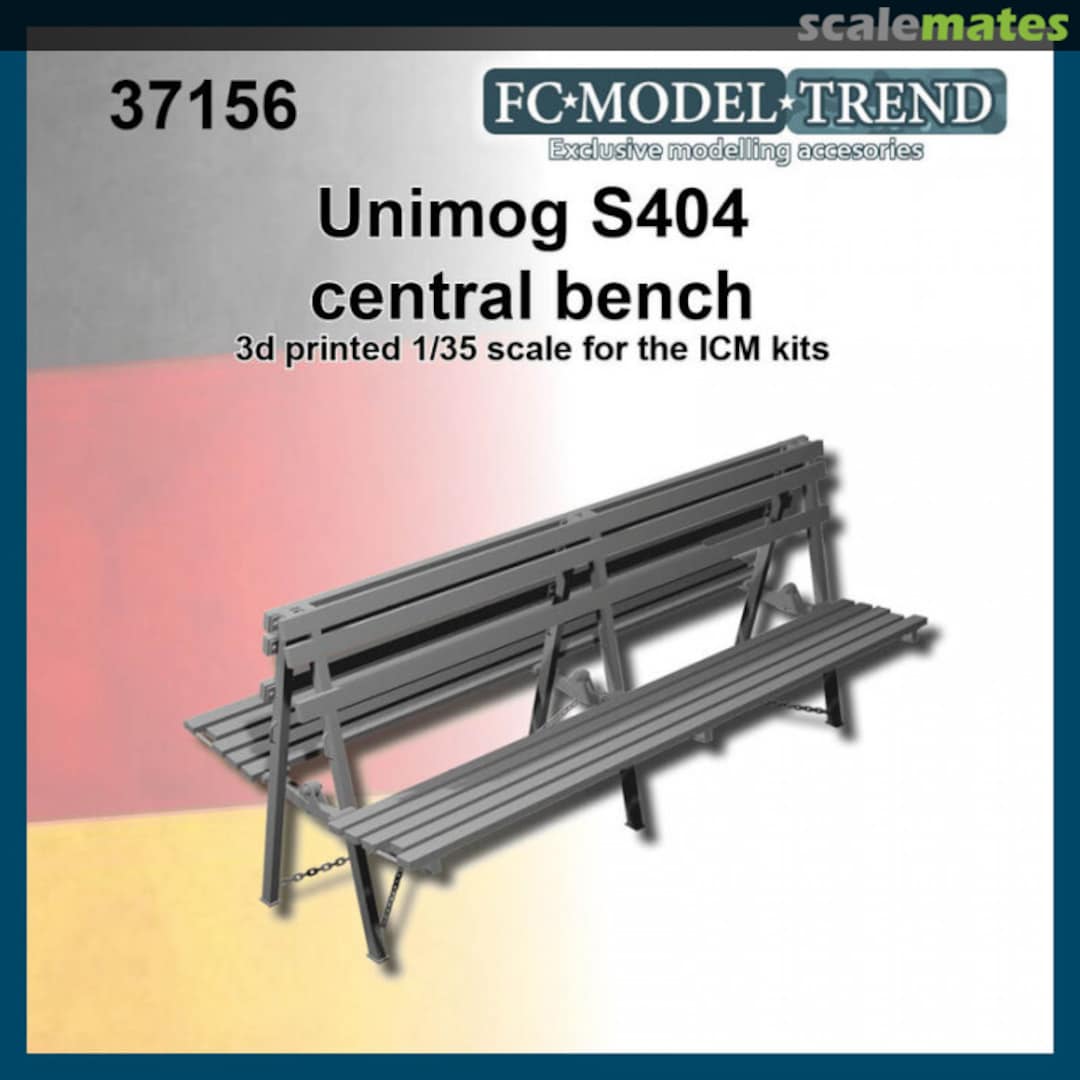 Boxart Unimog S404 central bench 37156 FC Model Trend