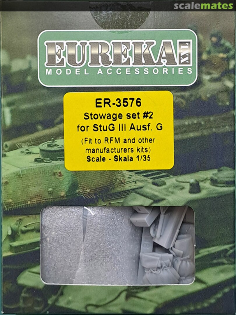 Boxart Stowage Set #2 for StuG III Ausf.G ER-3576 Eureka XXL