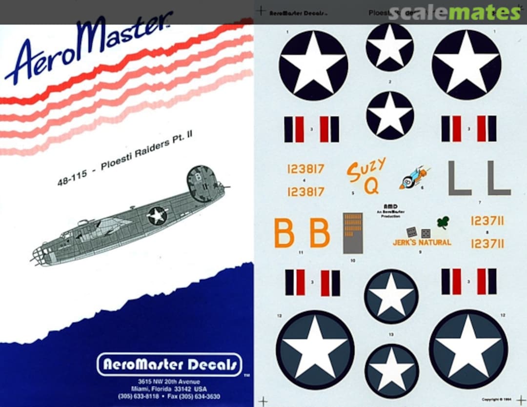 Boxart Ploesti Raiders Pt. II 48-115 AeroMaster