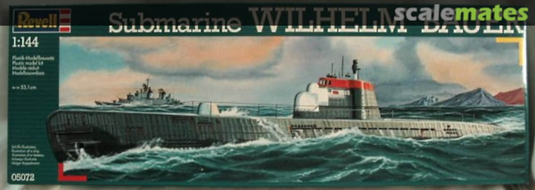 Boxart Submarine WILHELM BAUER 05072 Revell