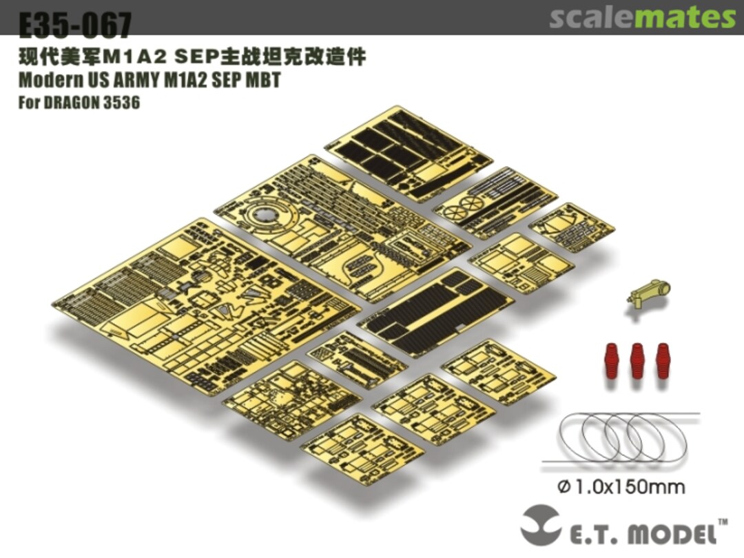 Boxart Modern US Army M1A2 SEP MBT E35-067 E.T. Model