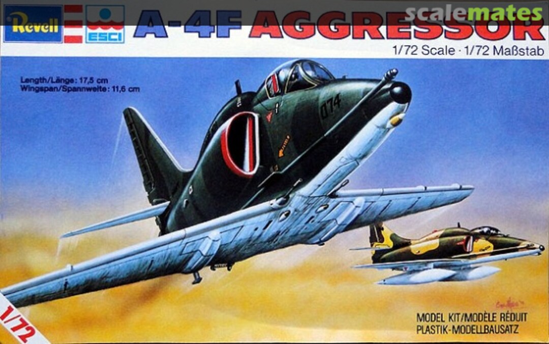 Boxart A-4F Aggressor H-2212 Revell/ESCI