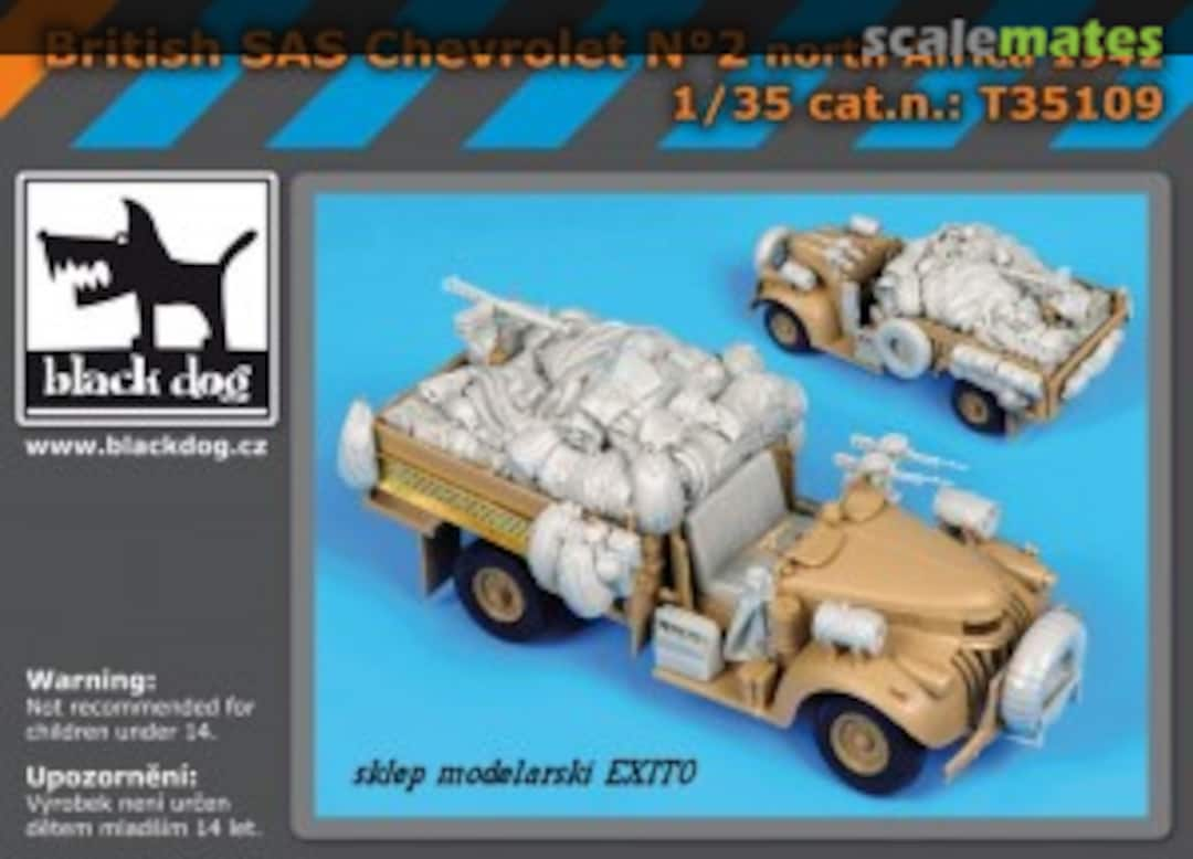 Boxart British SAS chevrolet Nr. 2 North Africa 1942 T35109 Black Dog