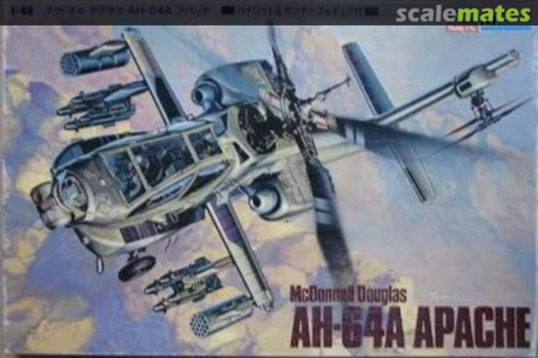 Boxart McDonnell Douglas AH-64A Apache HM123 Hasegawa/Monogram