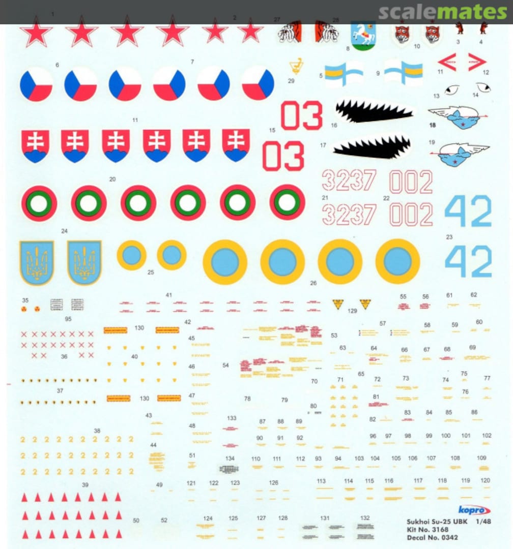 Contents Sukhoi Su-25 UBK Frogfoot B 3168 Kopro