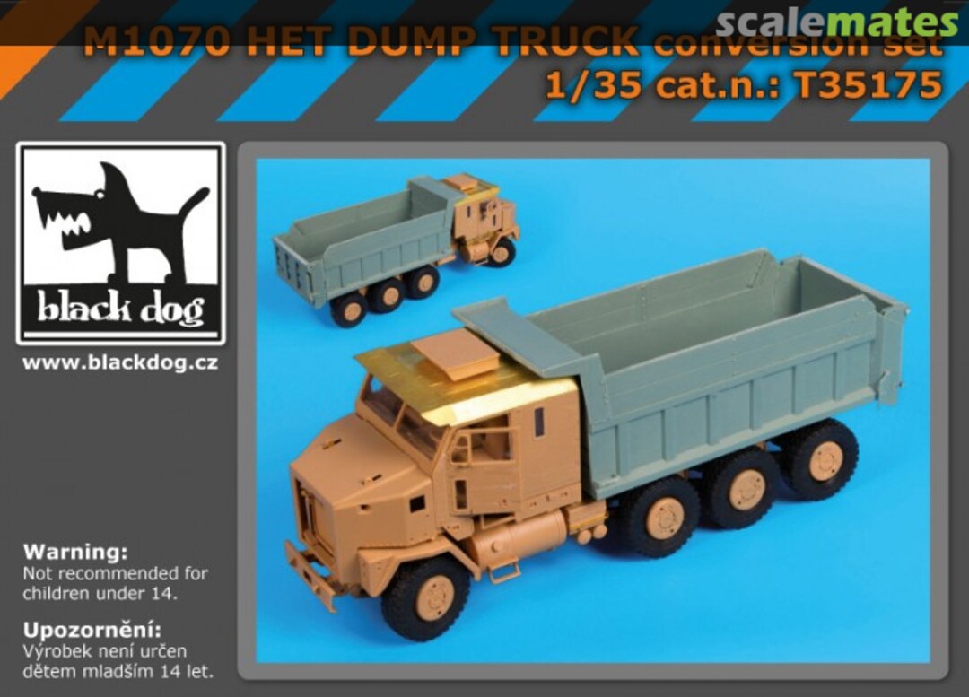 Boxart M1070 HET - Dump Truck conversion set T35175 Black Dog