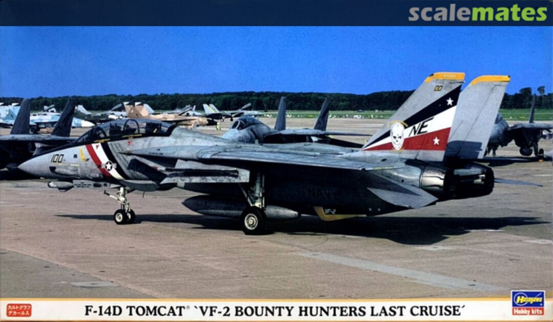 Boxart F-14D Tomcat `VF-2 Bounty Hunters Last Cruise´ 00818 Hasegawa