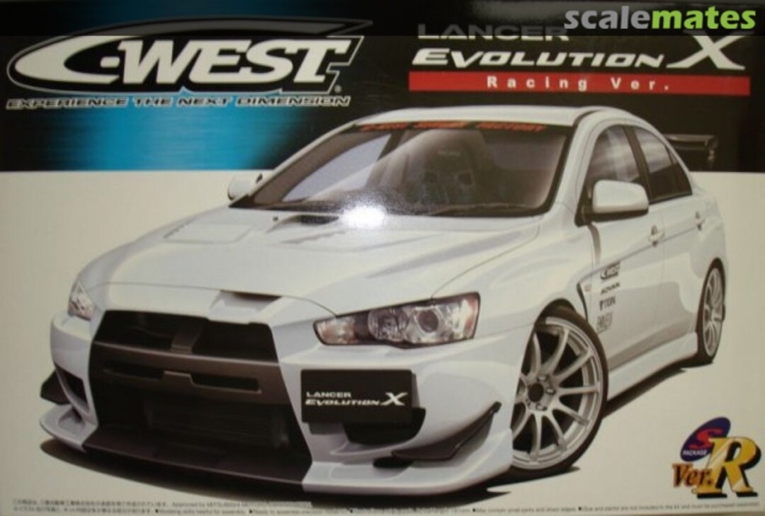 Boxart Mitsubishi Lancer Evo X C-West "Racing Version" 049006 Aoshima