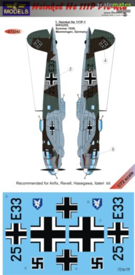 Boxart Heinkel He 111P C72242 LF Models