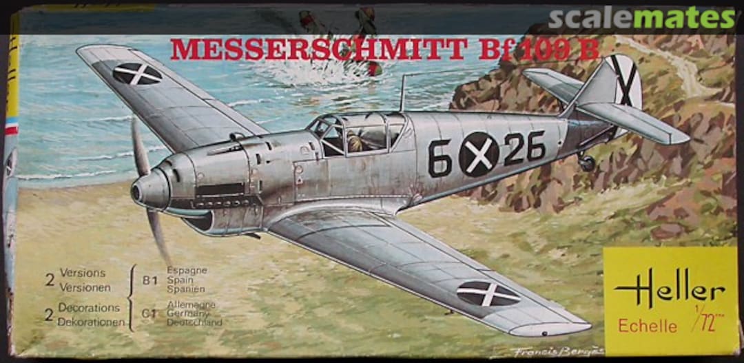 Boxart Messerschmitt Bf 109 B 101 Heller