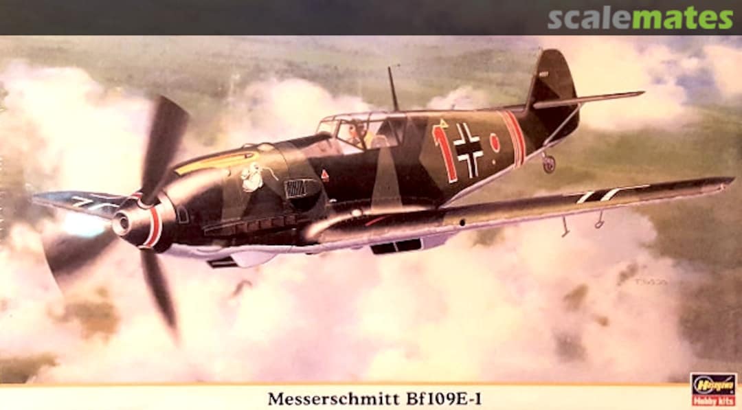 Boxart Messerschmitt Bf109E-1 09369 Hasegawa