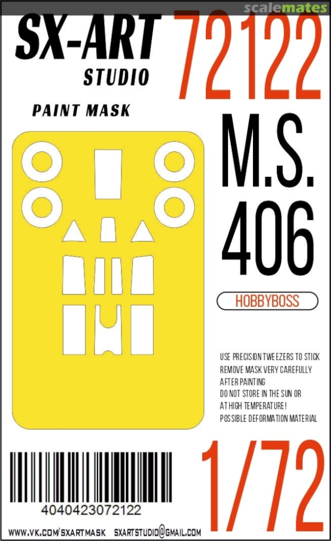 Boxart M.S.406 masks 72122 SX-Art