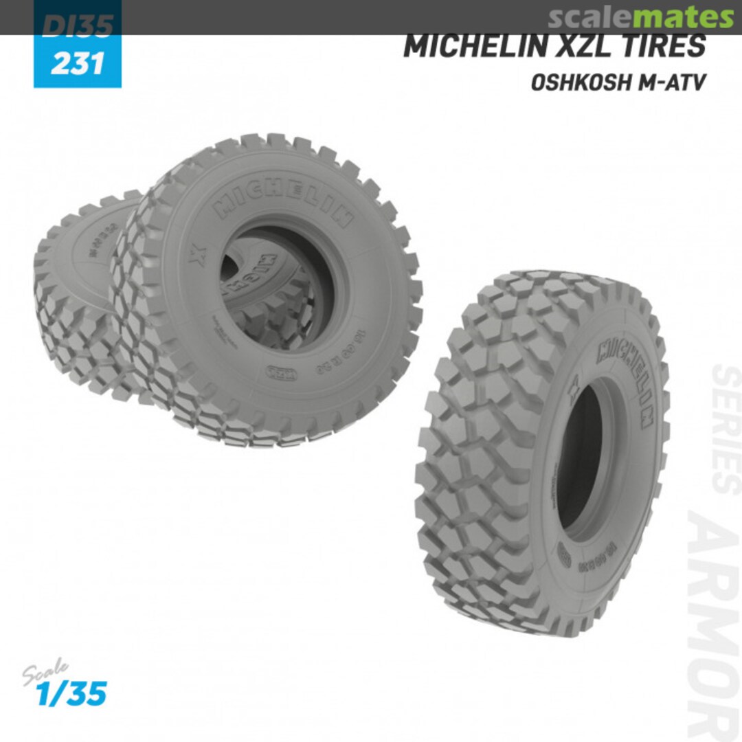 Boxart M1240A1 M-ATV TIRES DI35231 Fibelworks