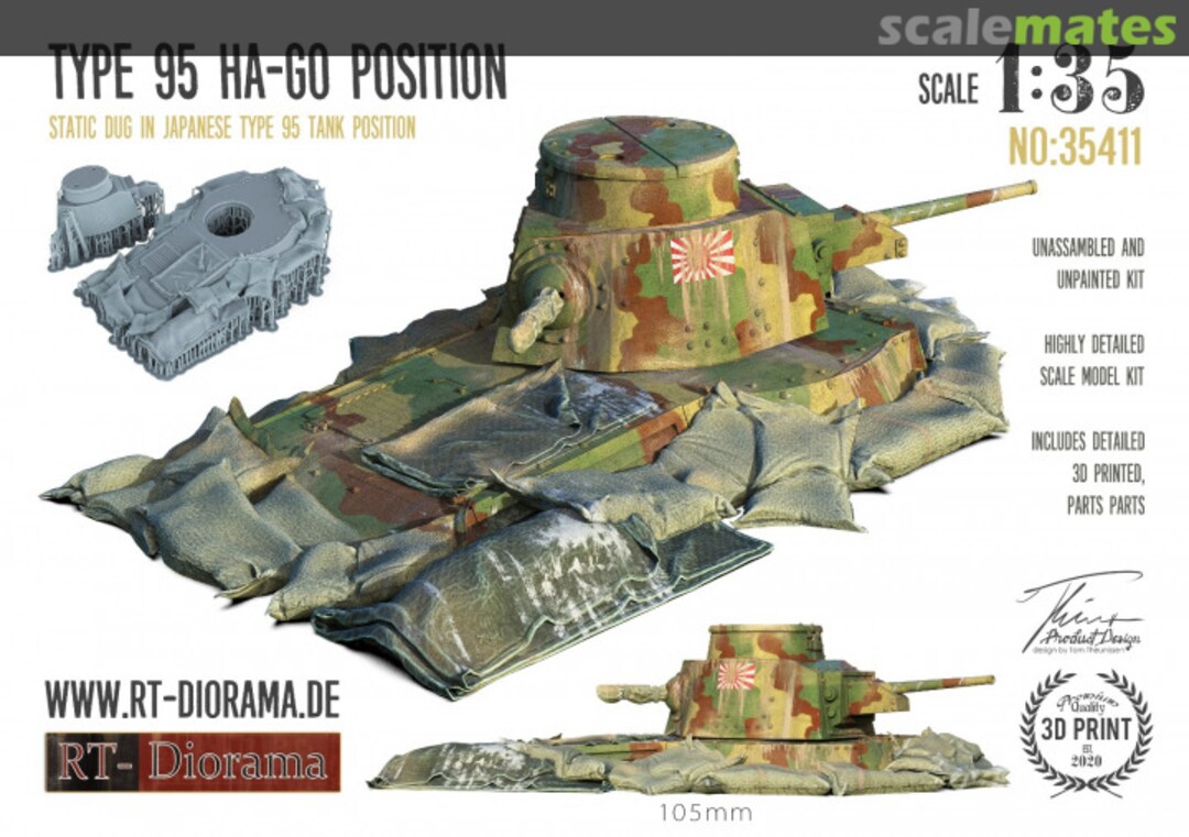 Boxart Type 95 HA-GO Position 35411 RT-Diorama