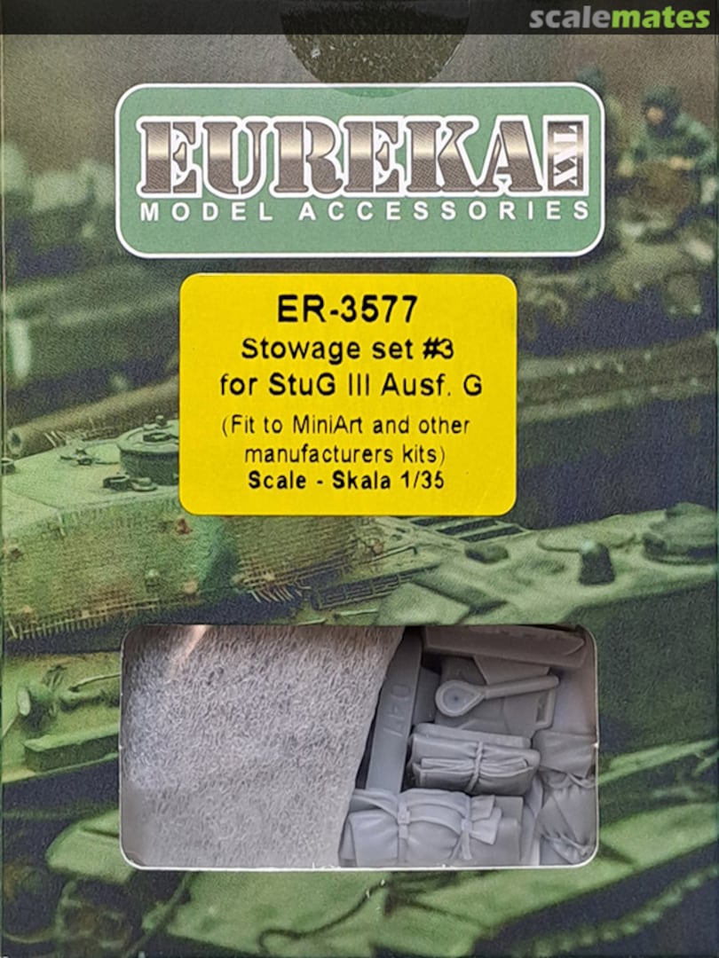 Boxart Stowage Set #3 for StuG III Ausf.G ER-3577 Eureka XXL