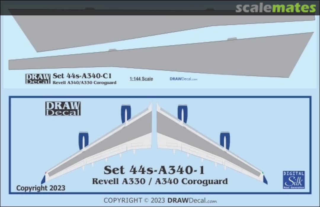 Boxart Airbus A330 / A340 Coroguard 44-A340-C1 Draw Decal