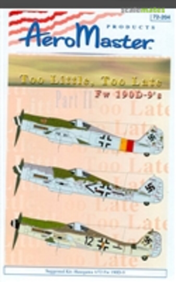 Boxart Too little, Too late Part II Fw 190D-9's 72-204 AeroMaster