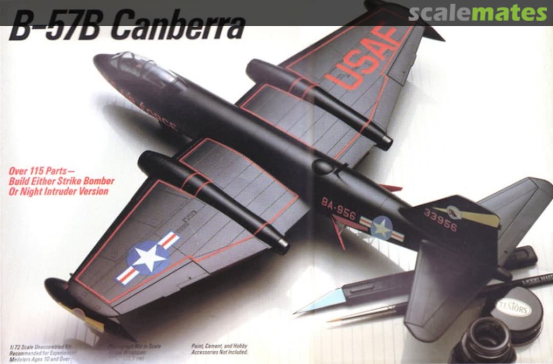 Boxart B-57B Canberra 698 Testors