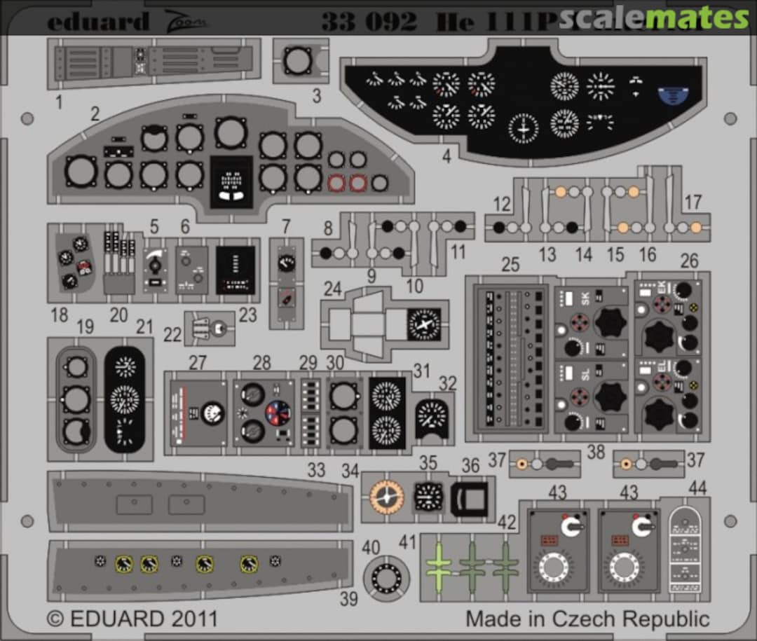 Boxart He 111 P-1 interior S.A. 33092 Eduard