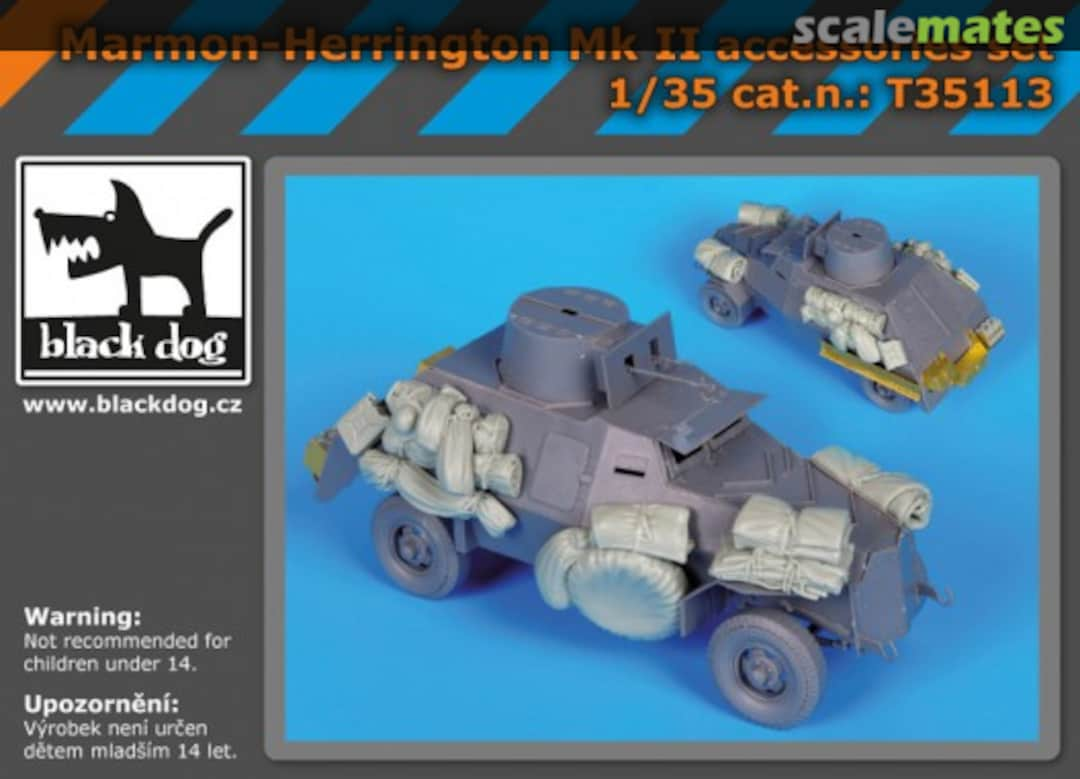 Boxart Marmon-Herrington Mk II accessories set T35113 Black Dog