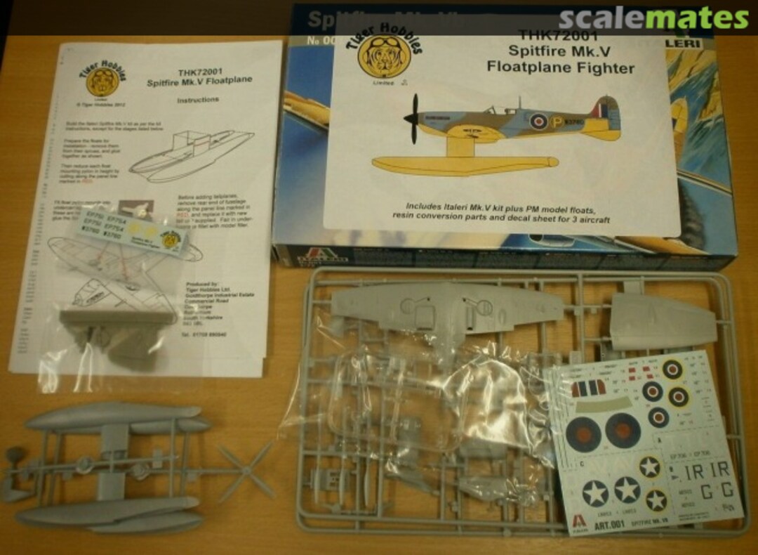 Boxart Spitfire Mk V Floatplane Fighter THK72001 Tiger Hobbies Limited