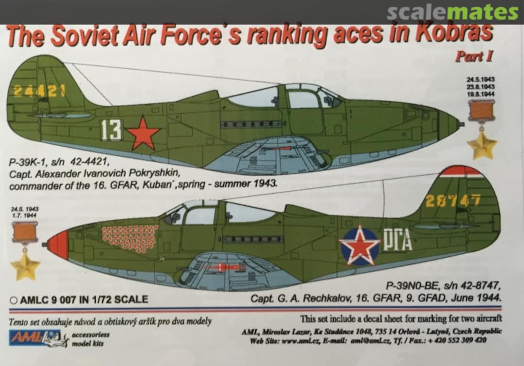 Boxart The Soviet Air Force's Ranking Aces in Kobras AMLC9007 AML