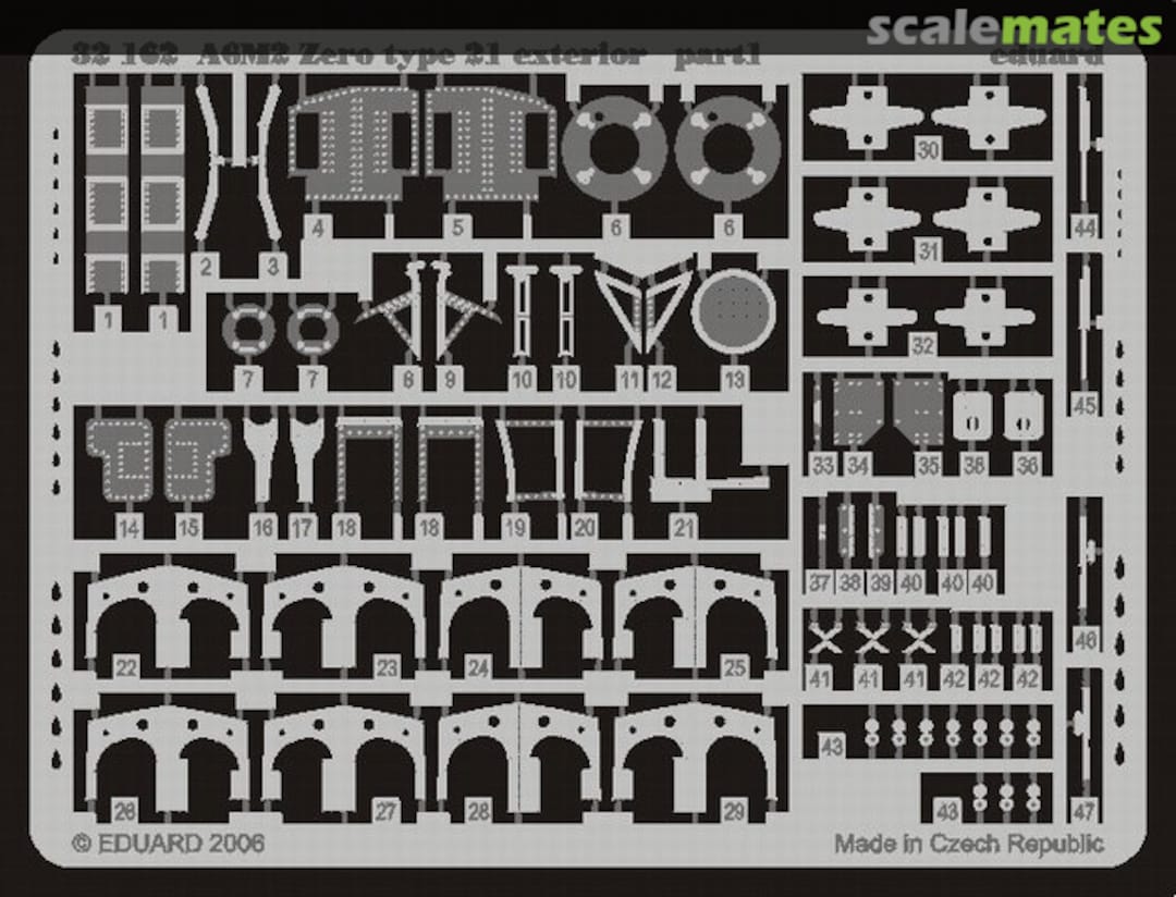 Boxart A6M2 Zero type 21 exterior 32162 Eduard