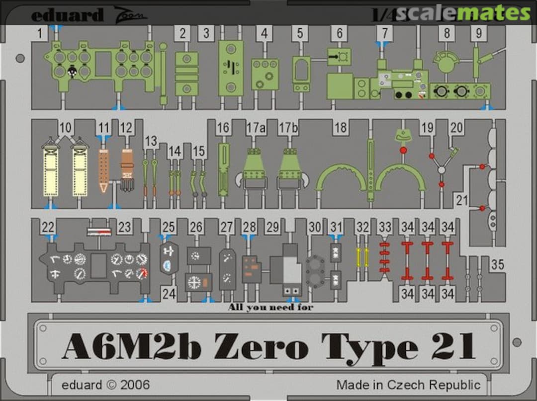 Boxart A6M2b Zero type 21 49358 Eduard