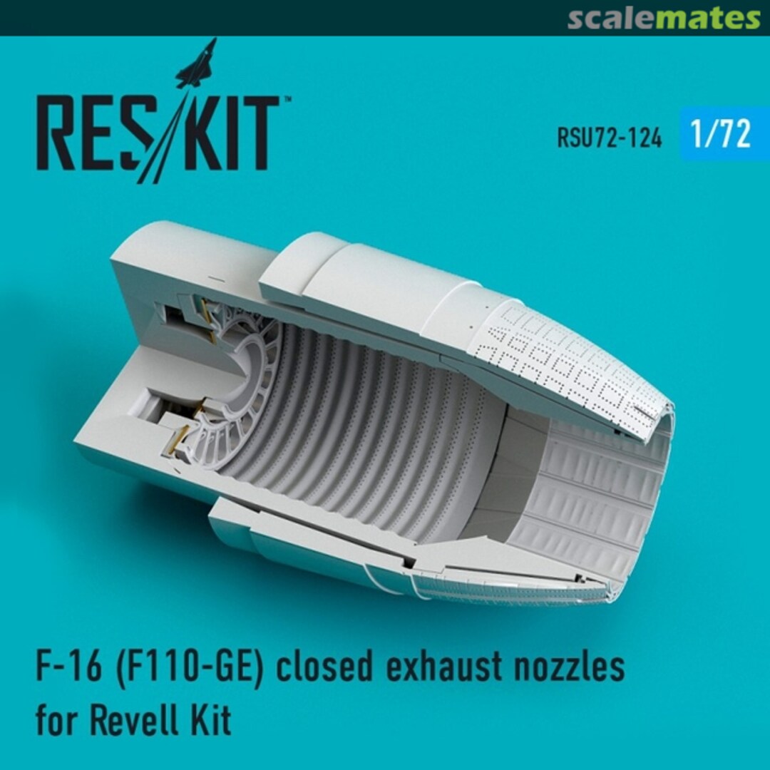 Boxart F-16 (F110-GE) - closed exhaust nozzles RSU72-0124 ResKit